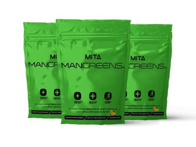 Man Greens - T-Boosting Greens Supplement for MEN - Male Health