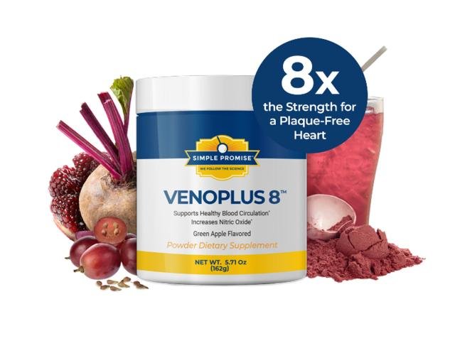 VenoPlus 8 - lower cholesterol levels, increases nitric oxide