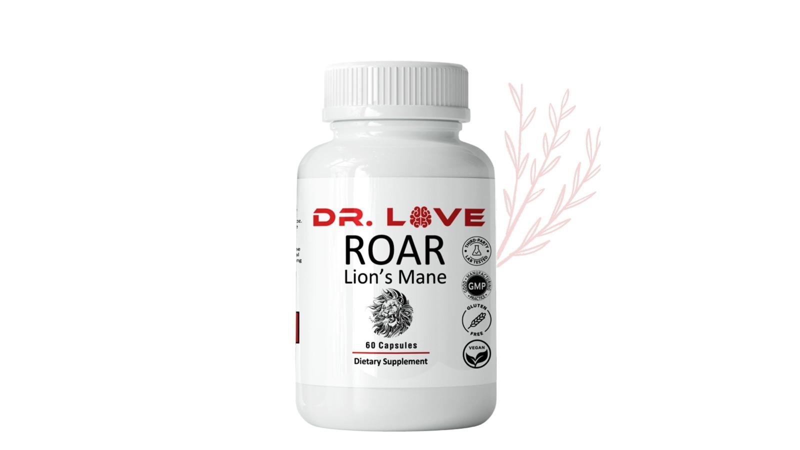 ROAR Lion Mane - Boosts brain function